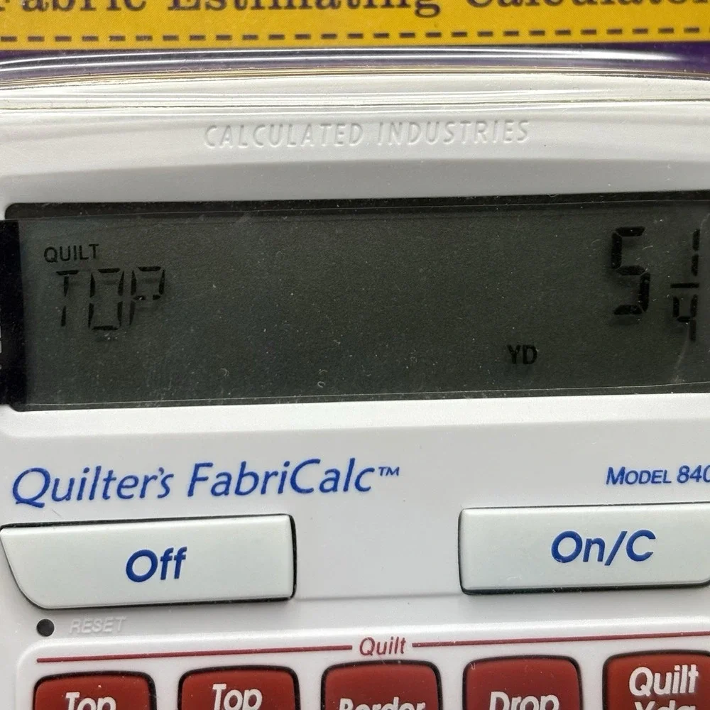 Quilter's‎ Fabric Calcultor 8400 Quilt Design & Fabric Estimation NEW